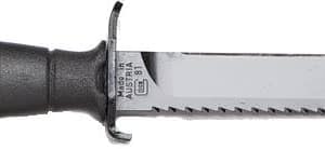GLOCK Field Knife W-saw Black Pkg