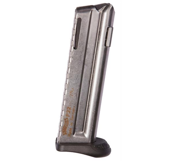 Walther Arms Magazine P22 10rd W-fingerrest